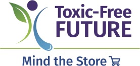 Logos for Mind the Store and Toxic Free Future